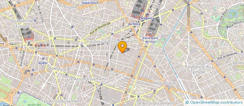 localisation de l'entreprise E-PACK à PARIS