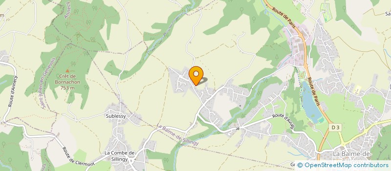 localisation de l'entreprise E-PARTNERS  LA BALME-DE-SILLINGY