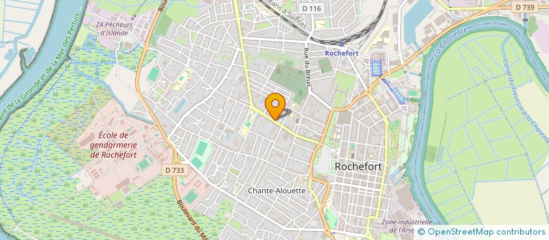localisation de l'entreprise E-PATRIMO à ROCHEFORT