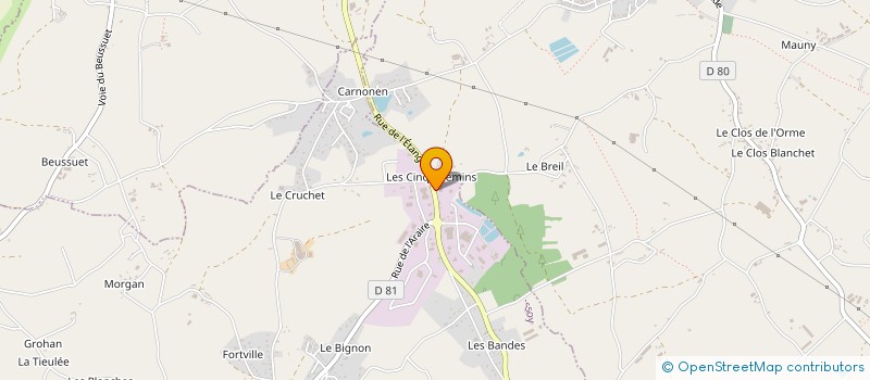 localisation de l'entreprise E[PC]2  QUESSOY