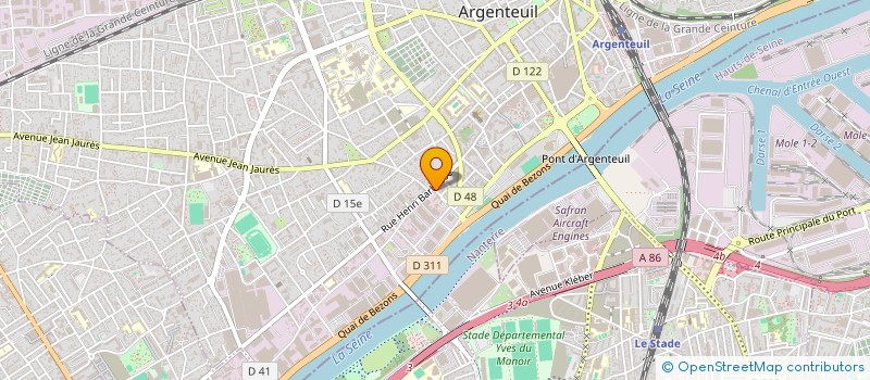 localisation de l'entreprise (E)PEAK PEOPLE HR  ARGENTEUIL