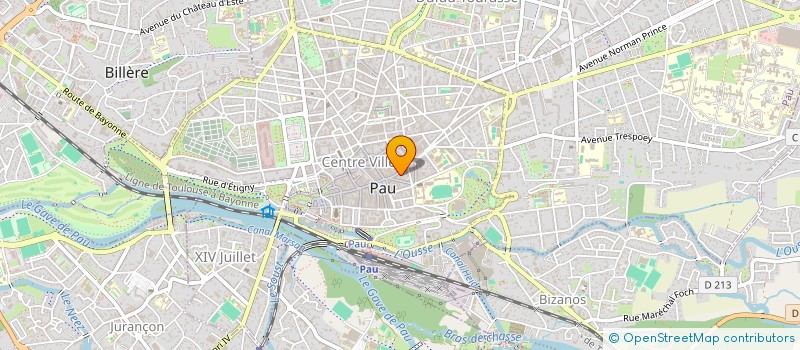 localisation de l'entreprise E.PEDARREGAIX à PAU