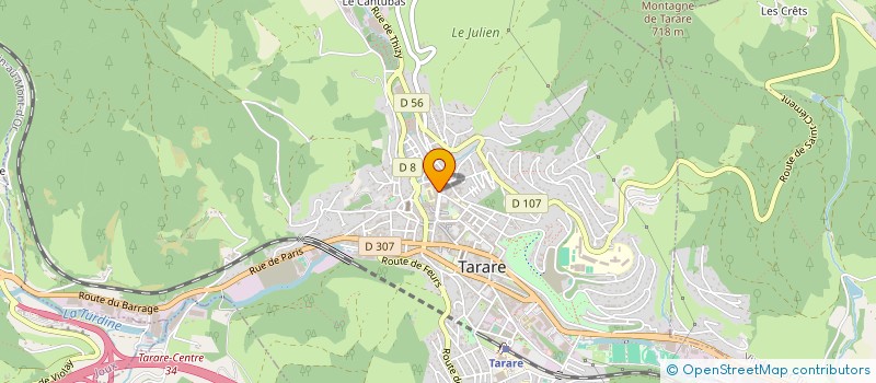 localisation de l'entreprise E PERRIER  VILLECHENEVE