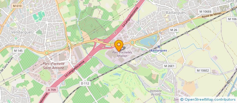 localisation de l'entreprise E-PHILEA 31 à BAILLARGUES