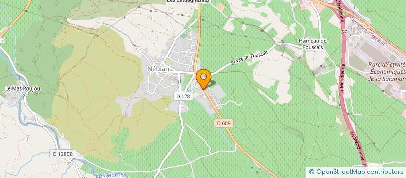 localisation de l'entreprise E.PIECES FROID à NEBIAN