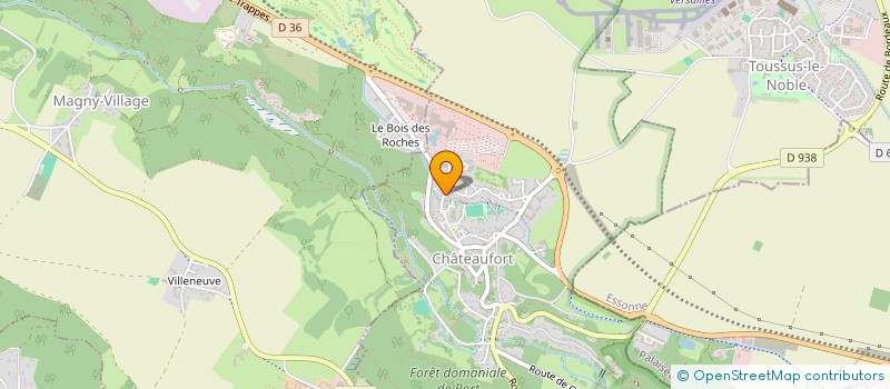 localisation de l'entreprise E'PLUS à CHATEAUFORT