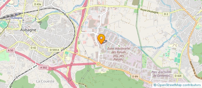 localisation de l'entreprise E-PREFIL  AUBAGNE