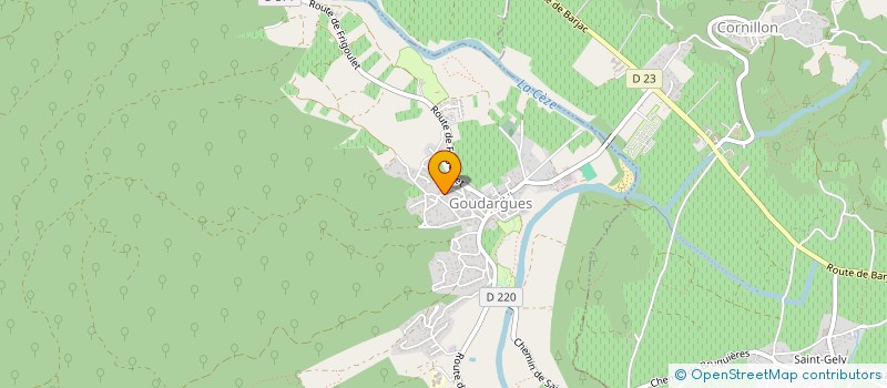 localisation de l'entreprise E-PRESTA SUD  GOUDARGUES