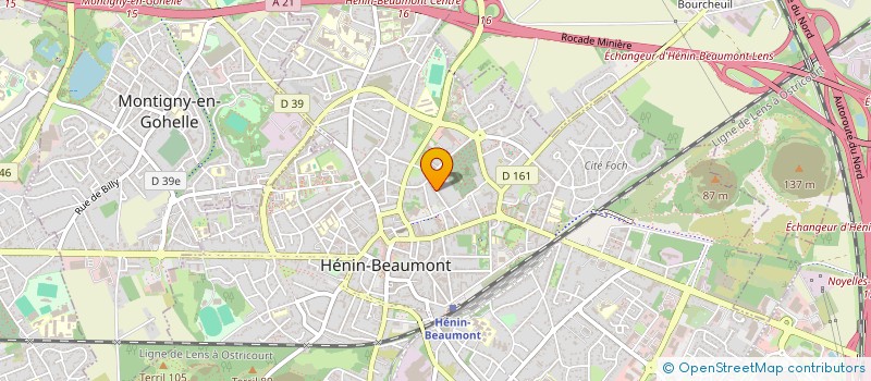 localisation de l'entreprise E PRO TECH BAT à HENIN-BEAUMONT