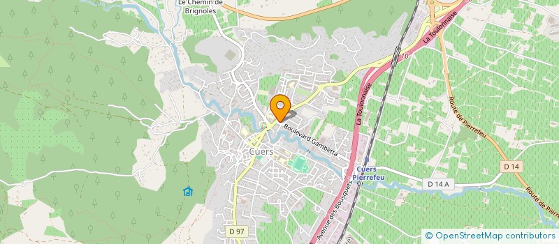 localisation de l'entreprise E-QMOTION  CUERS