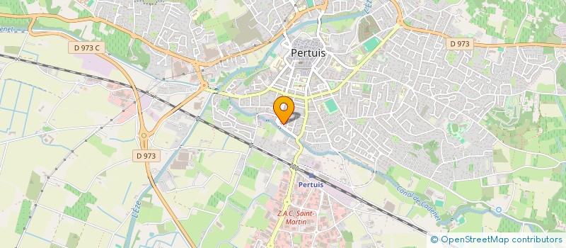 localisation de l'entreprise E-QUALOG à PERTUIS
