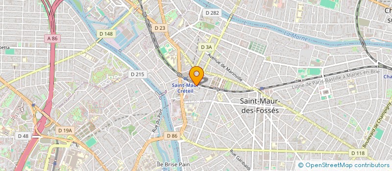 localisation de l'entreprise E-QUARRE INTERNATIONAL à SAINT-MAUR-DES-FOSSES