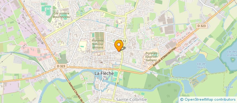 localisation de l'entreprise E.R.A.S. CONSULTANTS à LA FLECHE