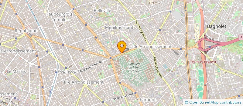localisation de l'entreprise E R B  PARIS
