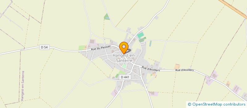 localisation de l'entreprise E.R.B.  HANGEST-EN-SANTERRE