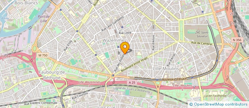 localisation de l'entreprise E-R&B  LILLE