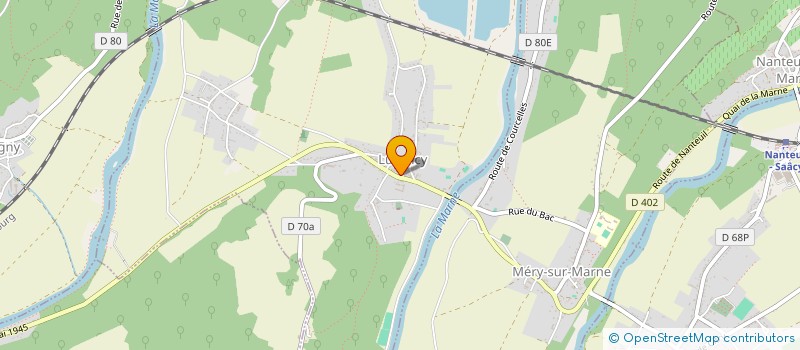 localisation de l'entreprise E.R.C.  LUZANCY