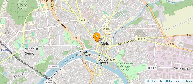 localisation de l'entreprise E.R.C à MELUN