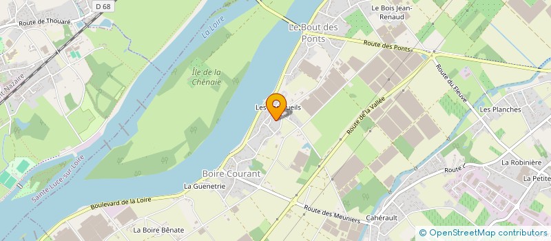 localisation de l'entreprise E.R.C. ( ENERGIES RENOUVELABLES CLIMATISATION ) à SAINT-JULIEN-DE-CONCELLES