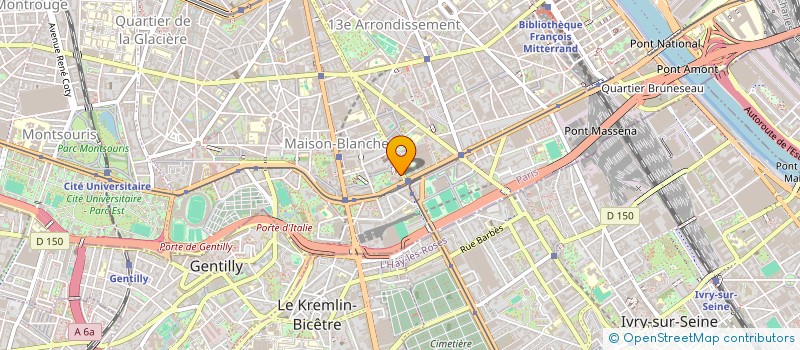 localisation de l'entreprise E.R.C TRANSPORT  PARIS