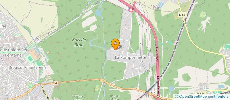 localisation de l'entreprise E&R CARDOSO  POMPONNE