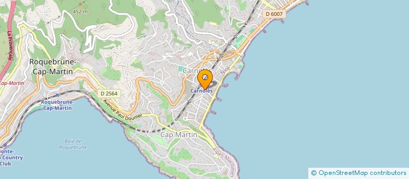 localisation de l'entreprise E R D à ROQUEBRUNE-CAP-MARTIN