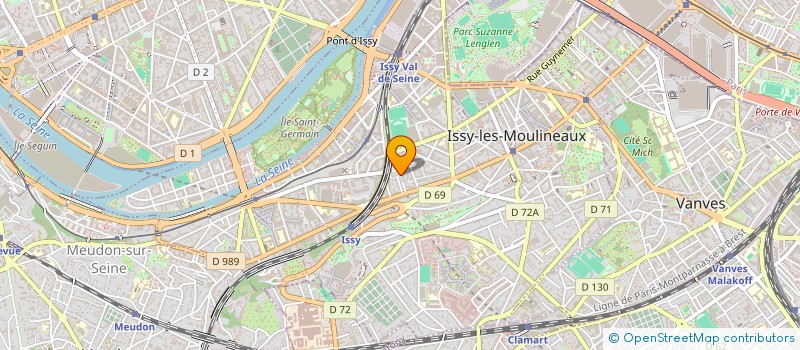 localisation de l'entreprise E.R.D.A.M. à ISSY-LES-MOULINEAUX