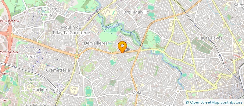 localisation de l'entreprise E.R.D.L.  NANTES