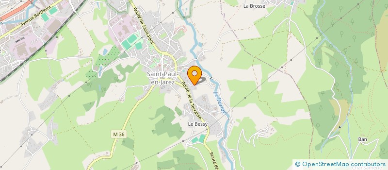 localisation de l'entreprise E R E à SAINT-PAUL-EN-JAREZ