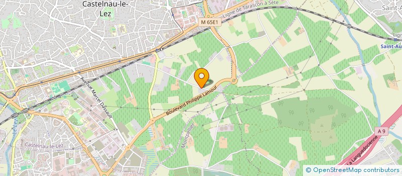 localisation de l'entreprise E.R.E à CASTELNAU-LE-LEZ