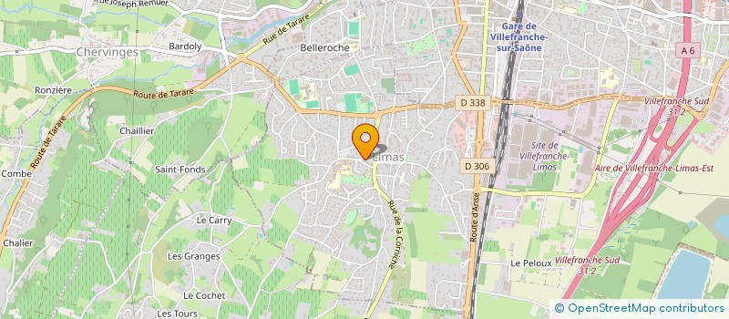 localisation de l'entreprise E.R.E.  LIMAS