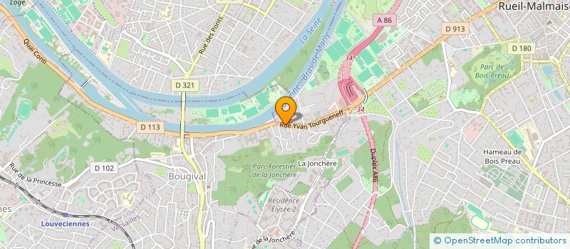 localisation de l'entreprise E.R.E ETUDES ET REALISATIONS ELECTRIQUES à RUEIL-MALMAISON