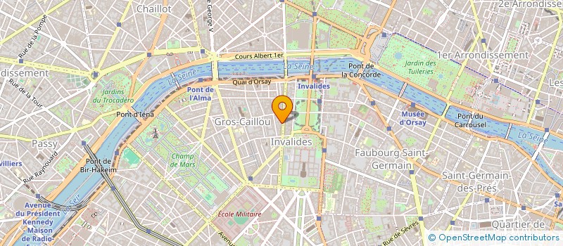 localisation de l'entreprise E.R.E.L. à PARIS