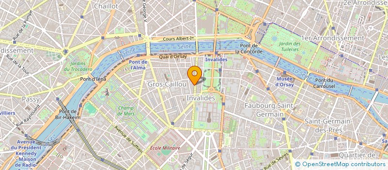 localisation de l'entreprise E.R.E.L  PARIS