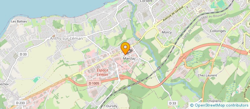 localisation de l'entreprise E.R FANTASIA  THONON-LES-BAINS