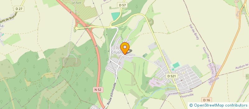 localisation de l'entreprise E.R GROUPE  CRUSNES