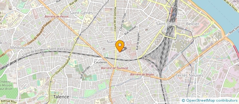 localisation de l'entreprise E.R.I.C. FINANCE ET PATRIMOINE à BORDEAUX