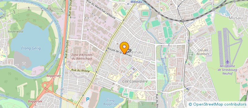 localisation de l'entreprise E.R. IMMO INVEST à STRASBOURG