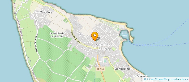 localisation de l'entreprise E R M  SAINT-DENIS-D'OLERON