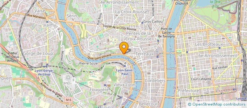 localisation de l'entreprise E.R.M. à LYON