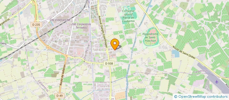 localisation de l'entreprise E.R.P.A  CARPENTRAS