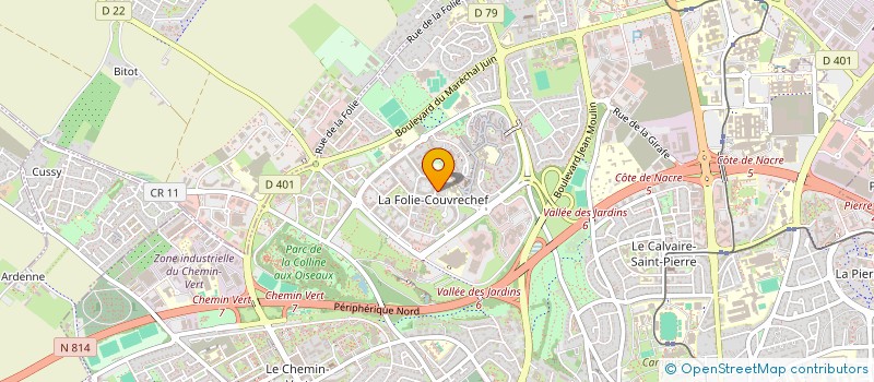 localisation de l'entreprise E.R P&GO à CAEN
