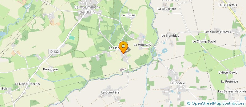 localisation de l'entreprise E.R.S. à BLAIN