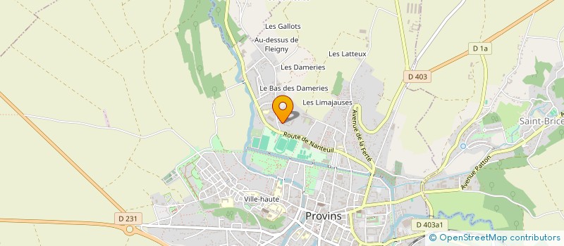 localisation de l'entreprise E.R.S. BTP à PROVINS
