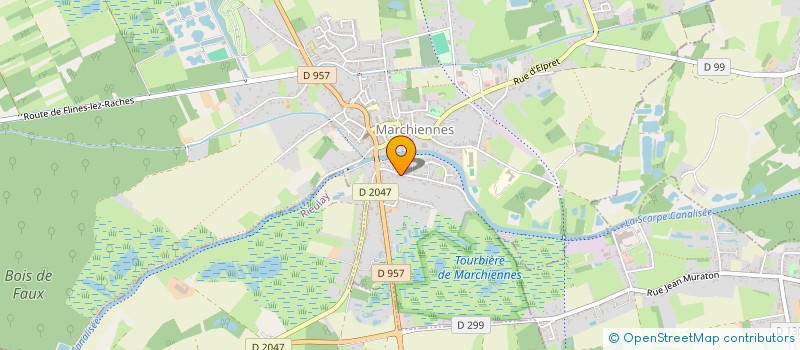 localisation de l'entreprise E.R SERVICES  MARCHIENNES