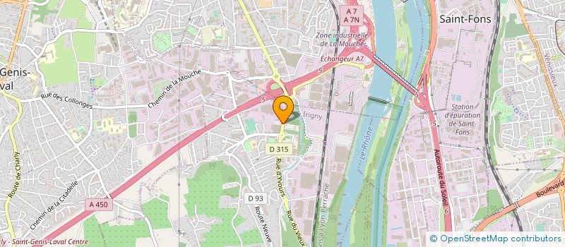 localisation de l'entreprise E.R.T.I.M  IRIGNY