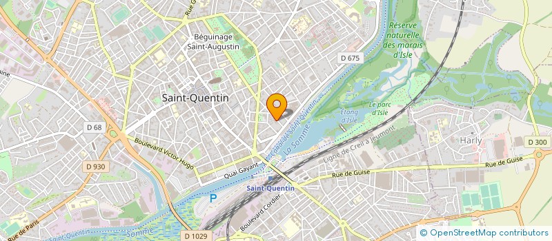 localisation de l'entreprise E.R.T. OLIVIER LEGRAND à SAINT-QUENTIN