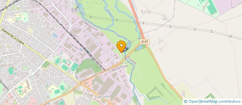 localisation de l'entreprise E.R.V.E CHATEAUROUX à CHATEAUROUX