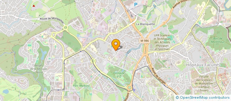 localisation de l'entreprise E-REAL TRANSPORT à MONTPELLIER
