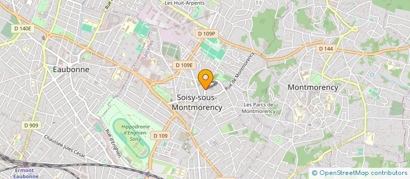 localisation de l'entreprise E.RECOVE  SOISY-SOUS-MONTMORENCY